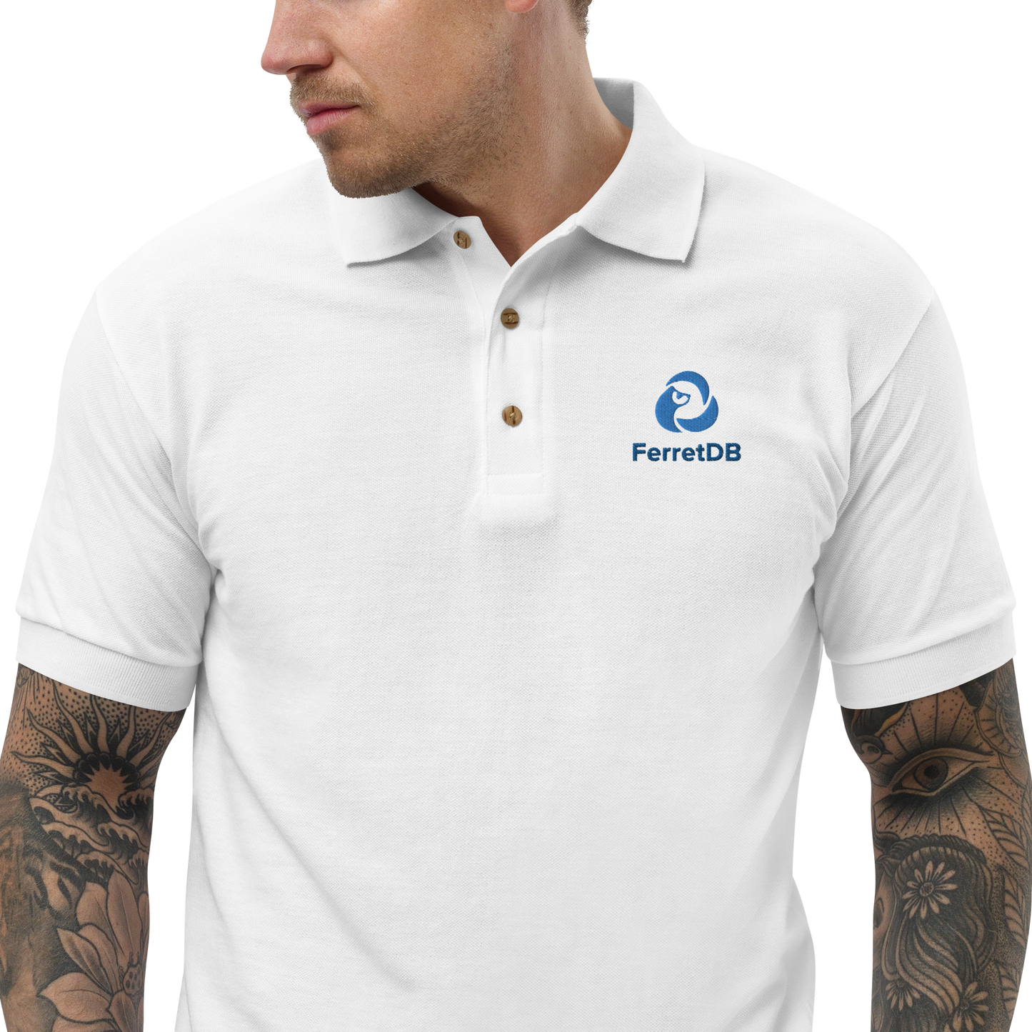 FerretDB Embroidered Polo Shirt