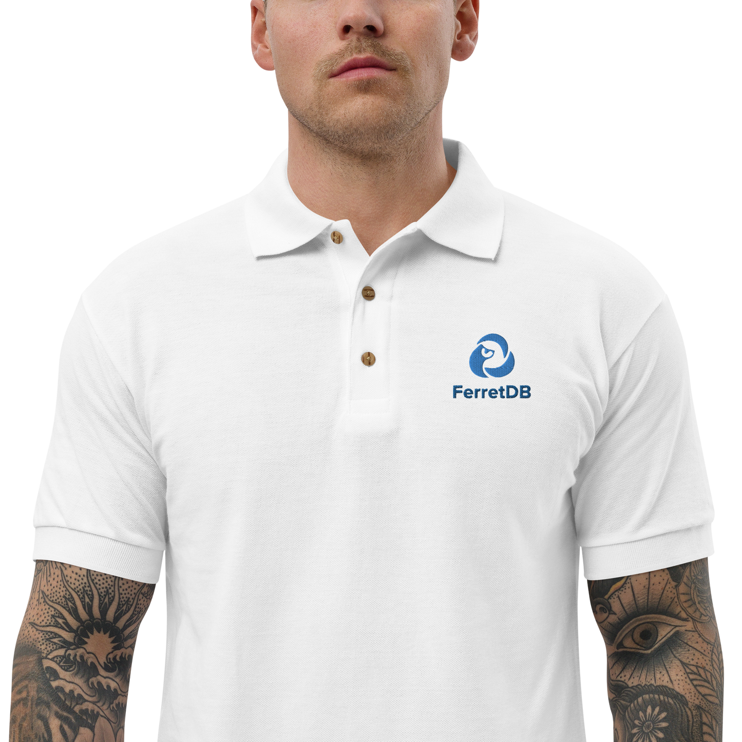 FerretDB Embroidered Polo Shirt
