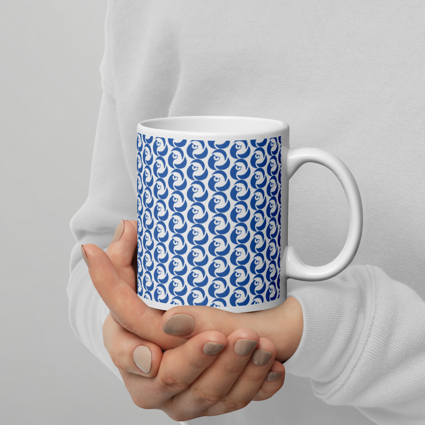 FerretDB White glossy mug