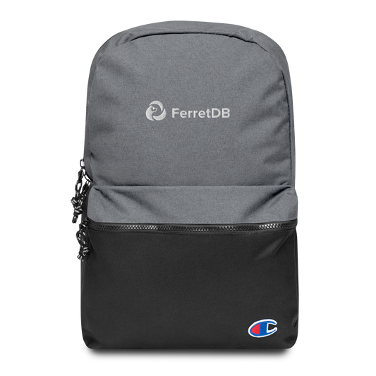 FerretDB Embroidered Champion Backpack