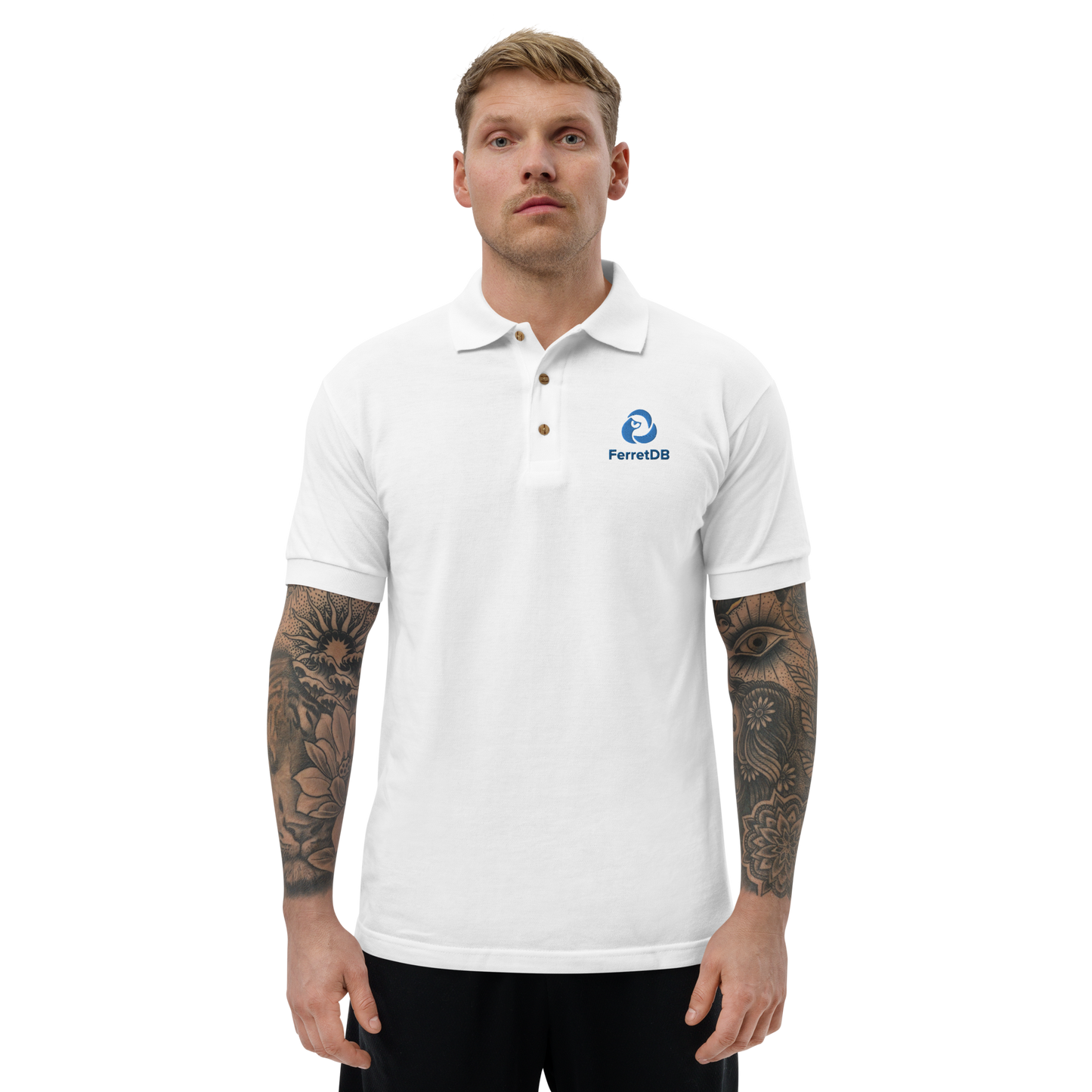 FerretDB Embroidered Polo Shirt