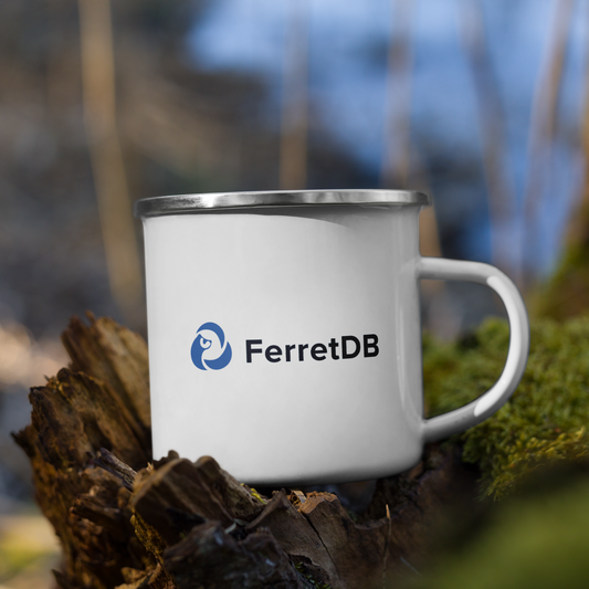 FerretDB Enamel Mug