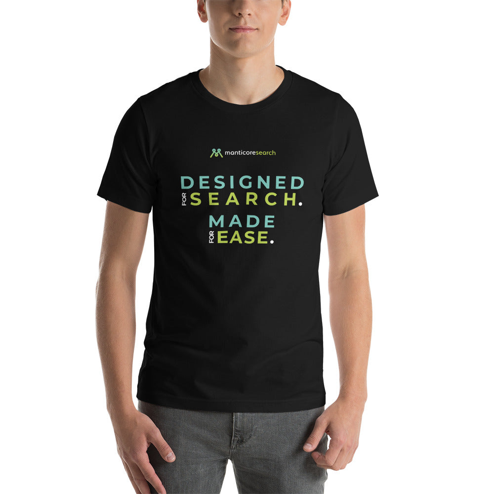 Unisex T-Shirt Manticore Search Design #2 Black