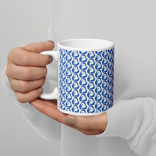 FerretDB White glossy mug